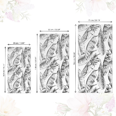 Autocolante mobila copii Frunze de bananier