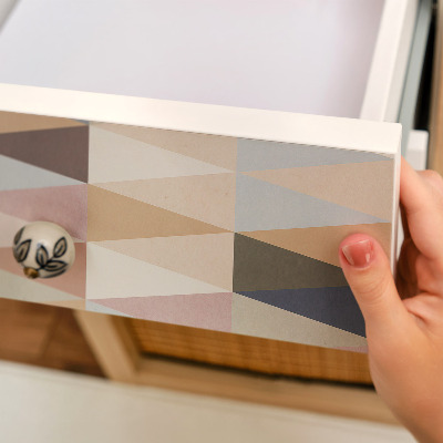 Folie autoadeziva pentru mobila Geometrie pastelată