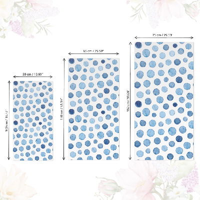 Autocolant mobila Puncte albastre