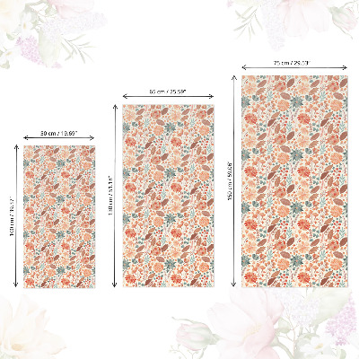 Autocolante mobila copii Modele florale