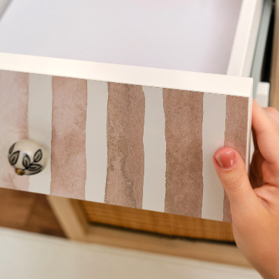 Autocolante mobila copii Dungi bej