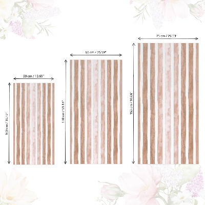 Autocolante mobila copii Dungi bej