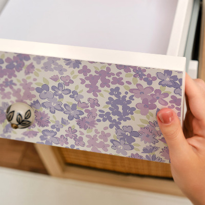 Folie autoadeziva pentru mobila Flori colorate