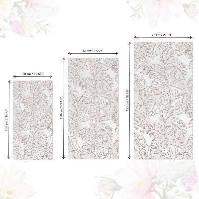 Autocolant mobila Frunze de Monstera