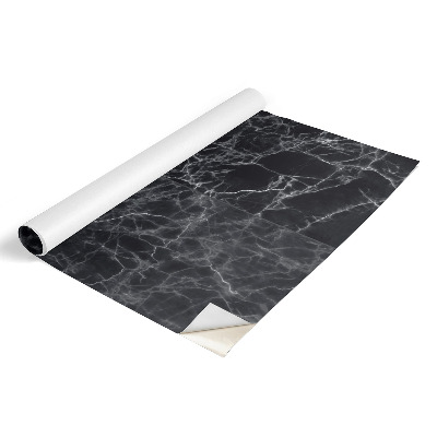 Folie autoadeziva pentru mobila Marmură închisă la culoare