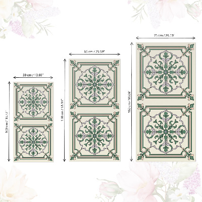 Autocolant mobila Ornament botanic
