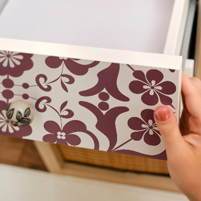 Folie autoadeziva pentru mobila Model floral