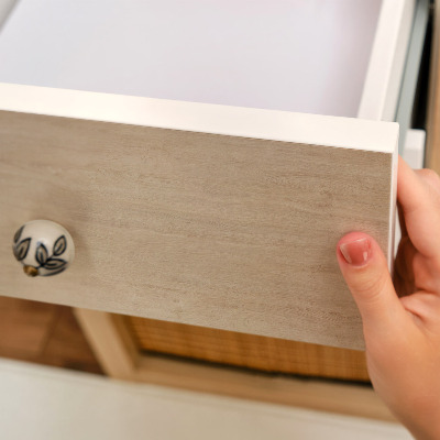 Autocolante mobila copii Lemn bej