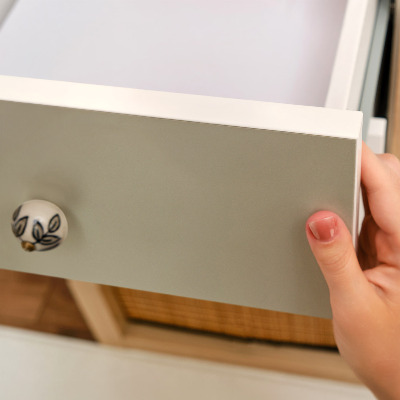 Autocolante mobila copii Cremă închisă la culoare