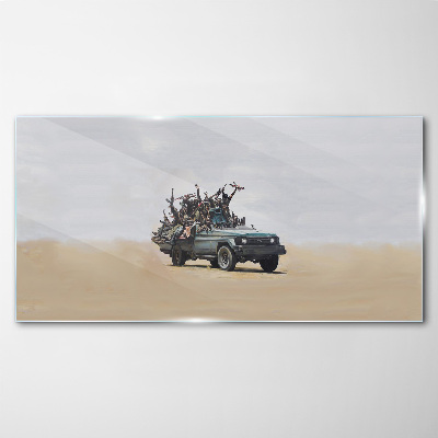 Tablou sticla Războiul Banksy