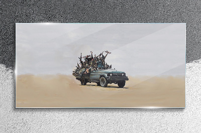 Tablou sticla Războiul Banksy