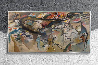 Tablou sticla Compoziția V Kandinsky