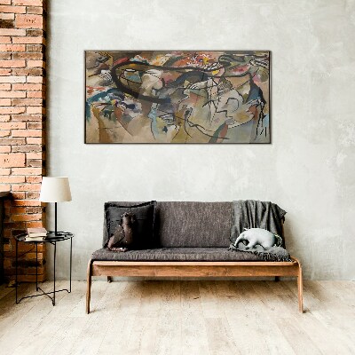 Tablou sticla Compoziția V Kandinsky
