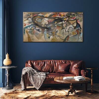 Tablou sticla Compoziția V Kandinsky