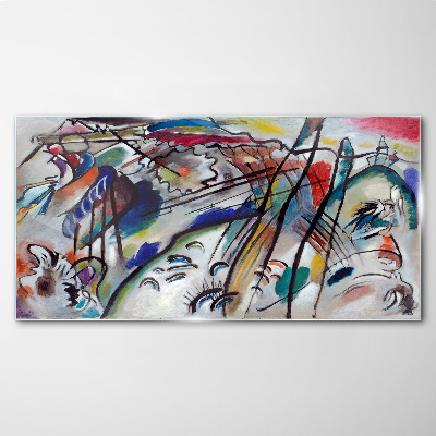Tablou sticla Abstracția Kandinsky
