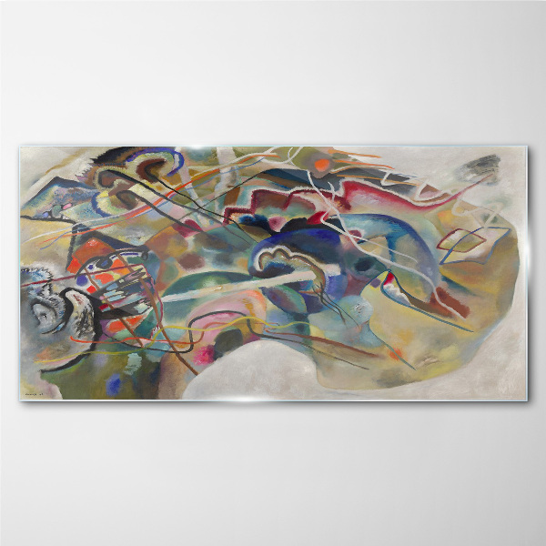 Tablou sticla Abstracție Wassily Kandinsky