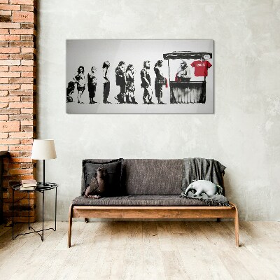 Tablou sticla Festivalul Banksy