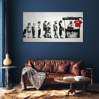 Tablou sticla Festivalul Banksy