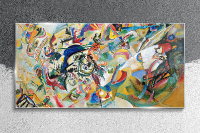 Tablou sticla Compoziția VII Kandinsky