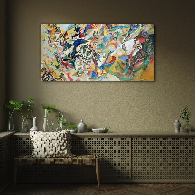 Tablou sticla Compoziția VII Kandinsky