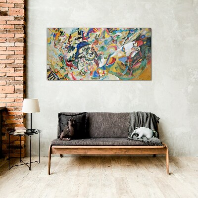 Tablou sticla Compoziția VII Kandinsky