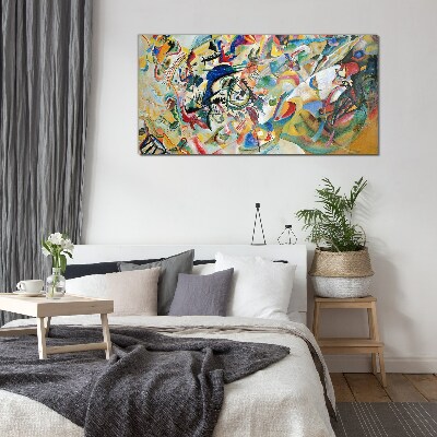 Tablou sticla Compoziția VII Kandinsky