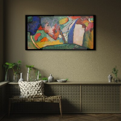 Tablou sticla Abstracția cascadei Kandinsky