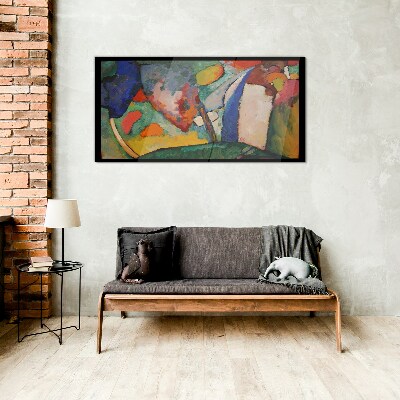 Tablou sticla Abstracția cascadei Kandinsky