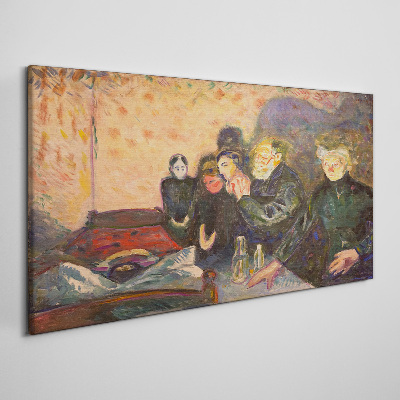 Tablou sticla Death Fight Edvard Munch