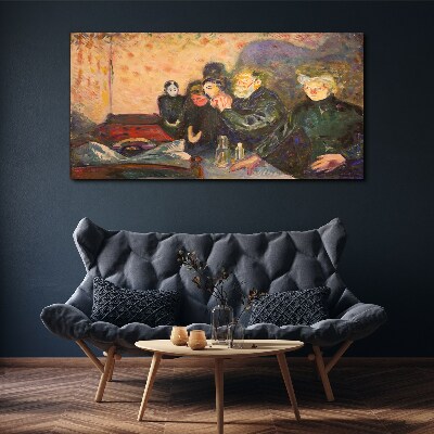 Tablou sticla Death Fight Edvard Munch