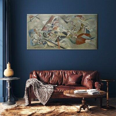 Tablou sticla Peisaj abstract de culori