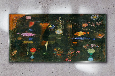 Tablou sticla Fish Magic Paul Klee