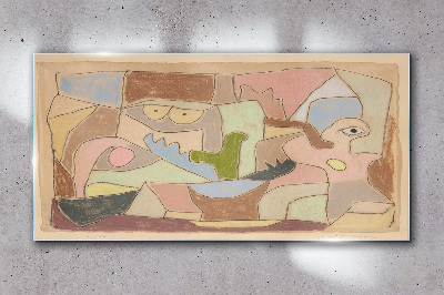 Tablou sticla Peisaj abstract al emoțiilor