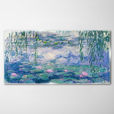 Tablou sticla Nuferi Monet