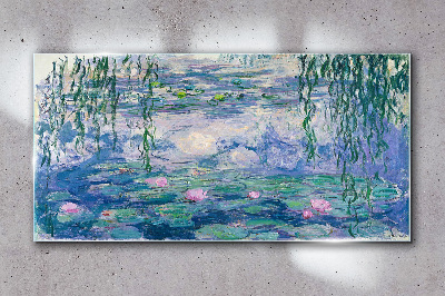 Tablou sticla Nuferi Monet
