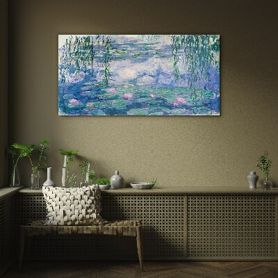Tablou sticla Nuferi Monet