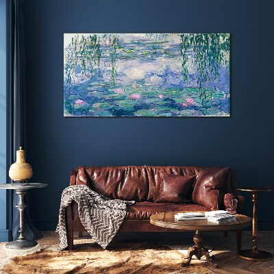 Tablou sticla Nuferi Monet