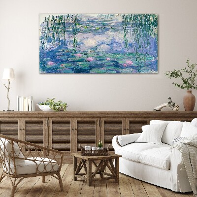 Tablou sticla Nuferi Monet