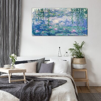Tablou sticla Nuferi Monet