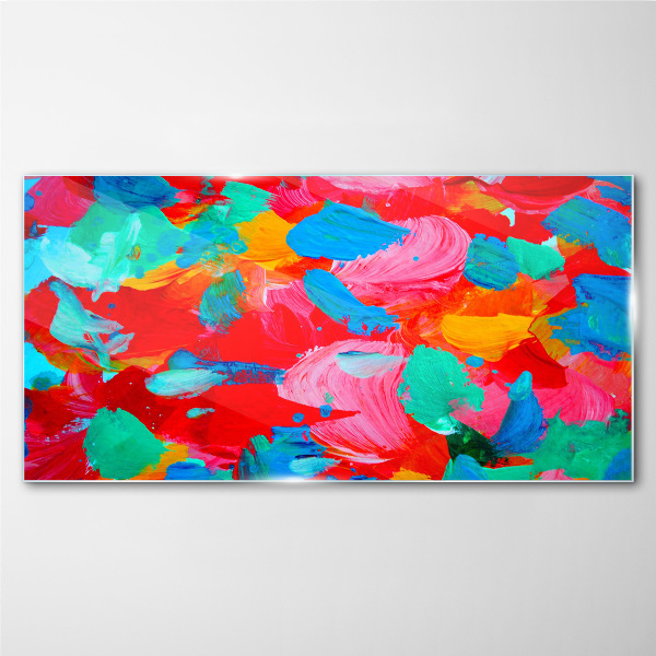 Tablou de sticla Vârtej colorat de abstractizare