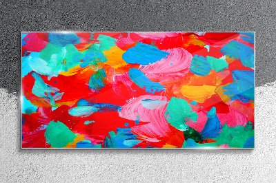 Tablou de sticla Vârtej colorat de abstractizare