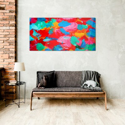 Tablou de sticla Vârtej colorat de abstractizare