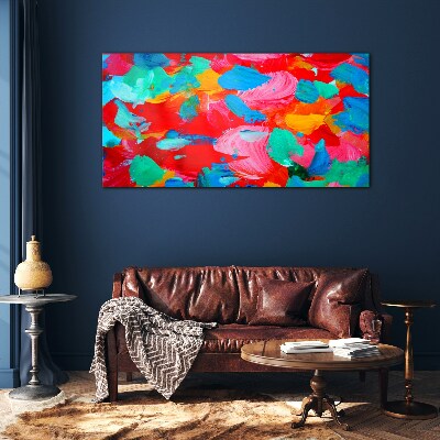 Tablou de sticla Vârtej colorat de abstractizare