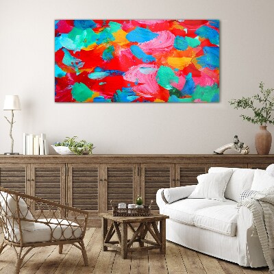 Tablou de sticla Vârtej colorat de abstractizare