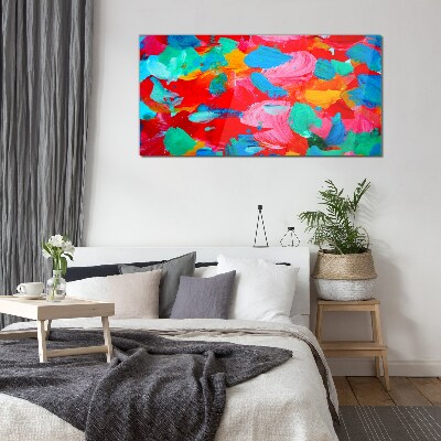 Tablou de sticla Vârtej colorat de abstractizare