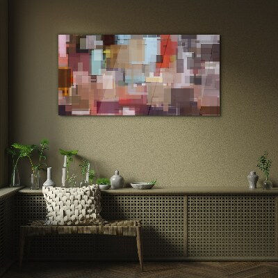 Tablou sticla Mozaic abstract de culori