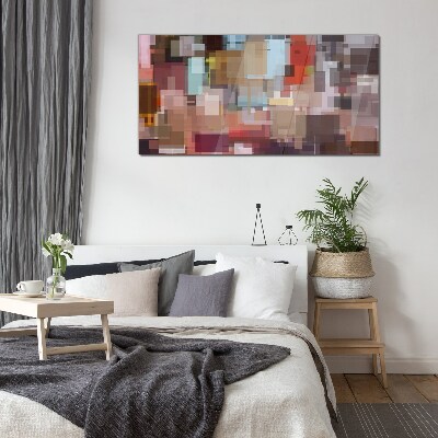 Tablou sticla Mozaic abstract de culori