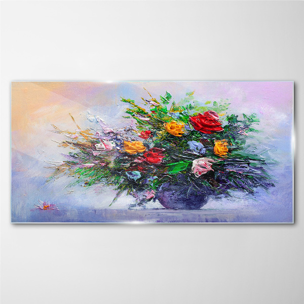 Tablou sticla Buchet de flori de primăvară