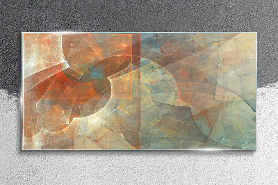 Tablou sticla Compoziție abstractă de culori