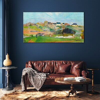 Tablou sticla Peisaj în Le Pouldo Gauguin